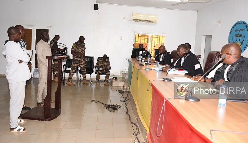 Audience correctionnelle de la justice militaire : Huit affaires examinées